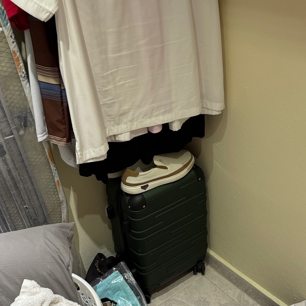 Green Rolling Suitcase